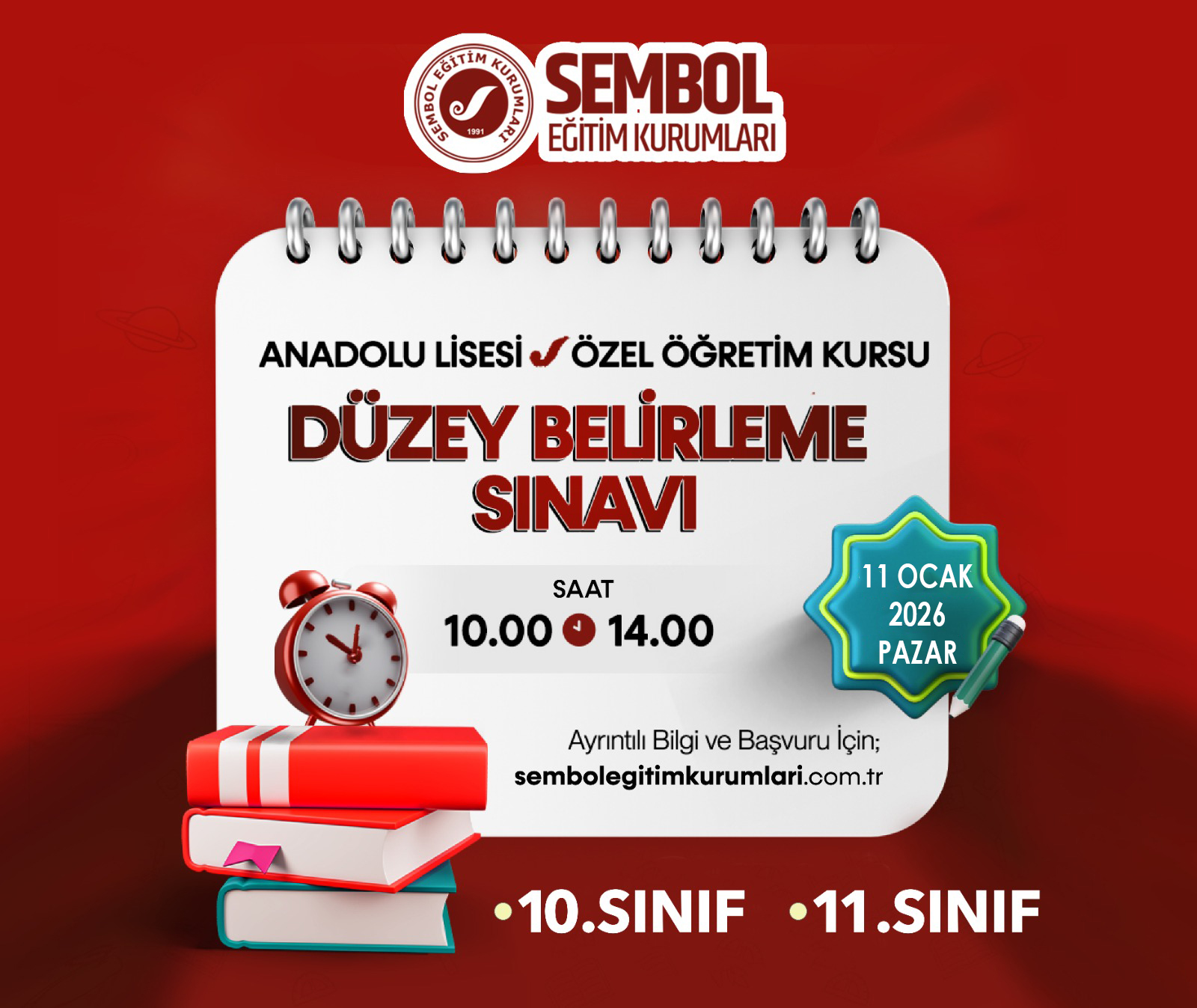 Düzey Belirleme Sınavı Başvurusu